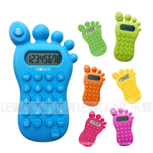 8 Ziffern Fußform Geschenkrechner mit verschiedenen optionalen Farben (LC517A)